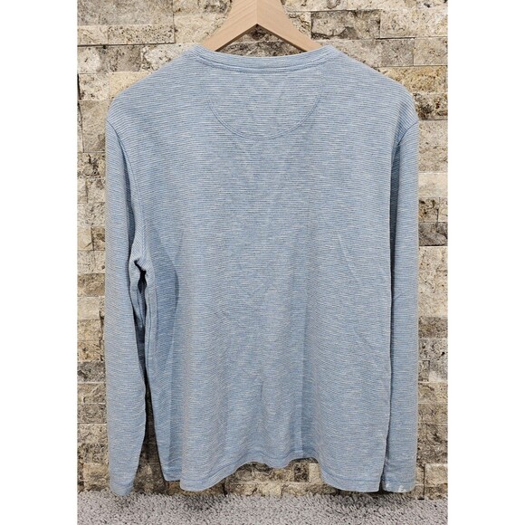 Orvis Mens Pullover Crewneck Shirt Long Sleeve Outdoor Casual Normcore Blue Sz M - Picture 2 of 13